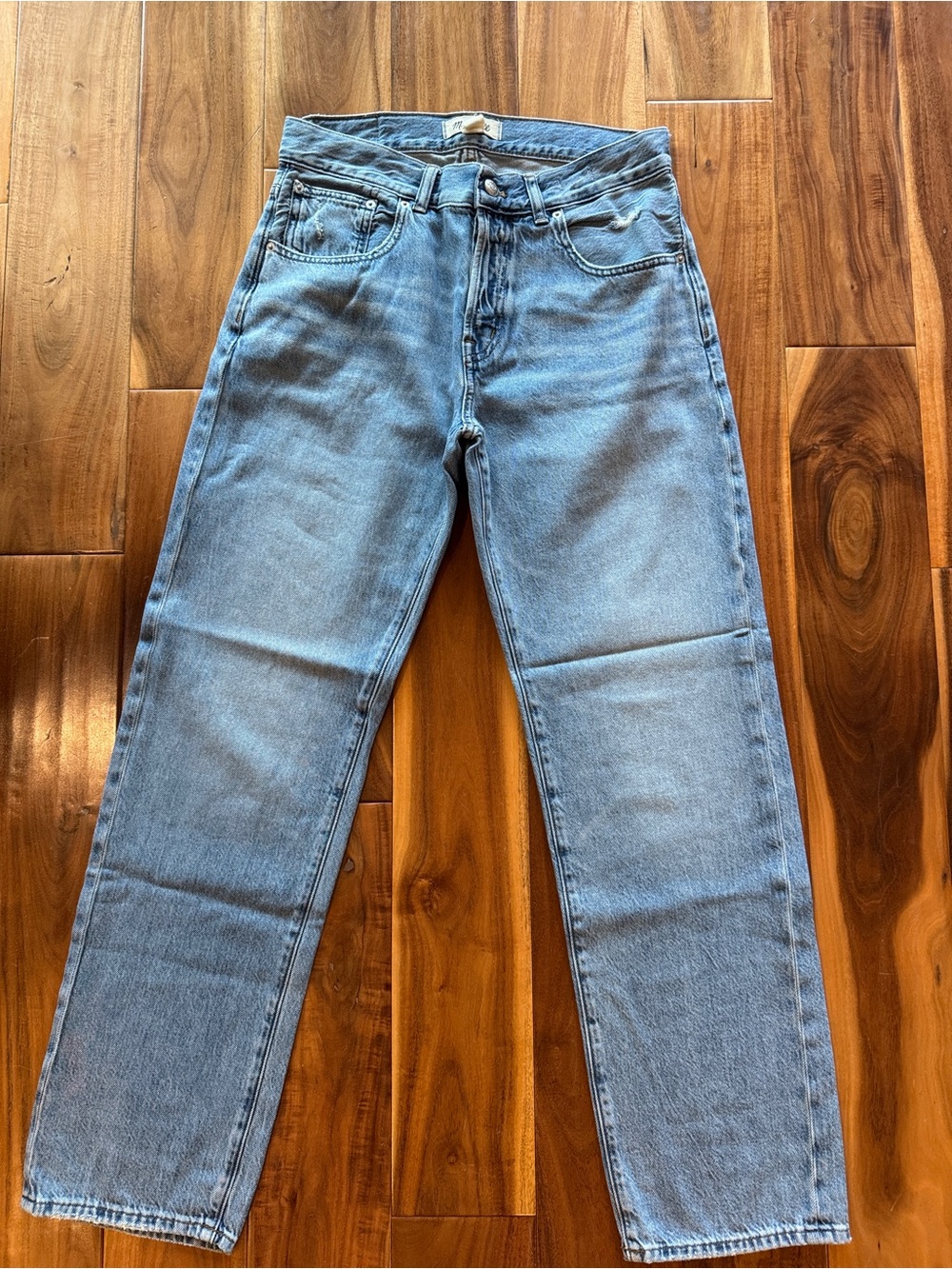 Madewell “The dean easy straight Jean”  26